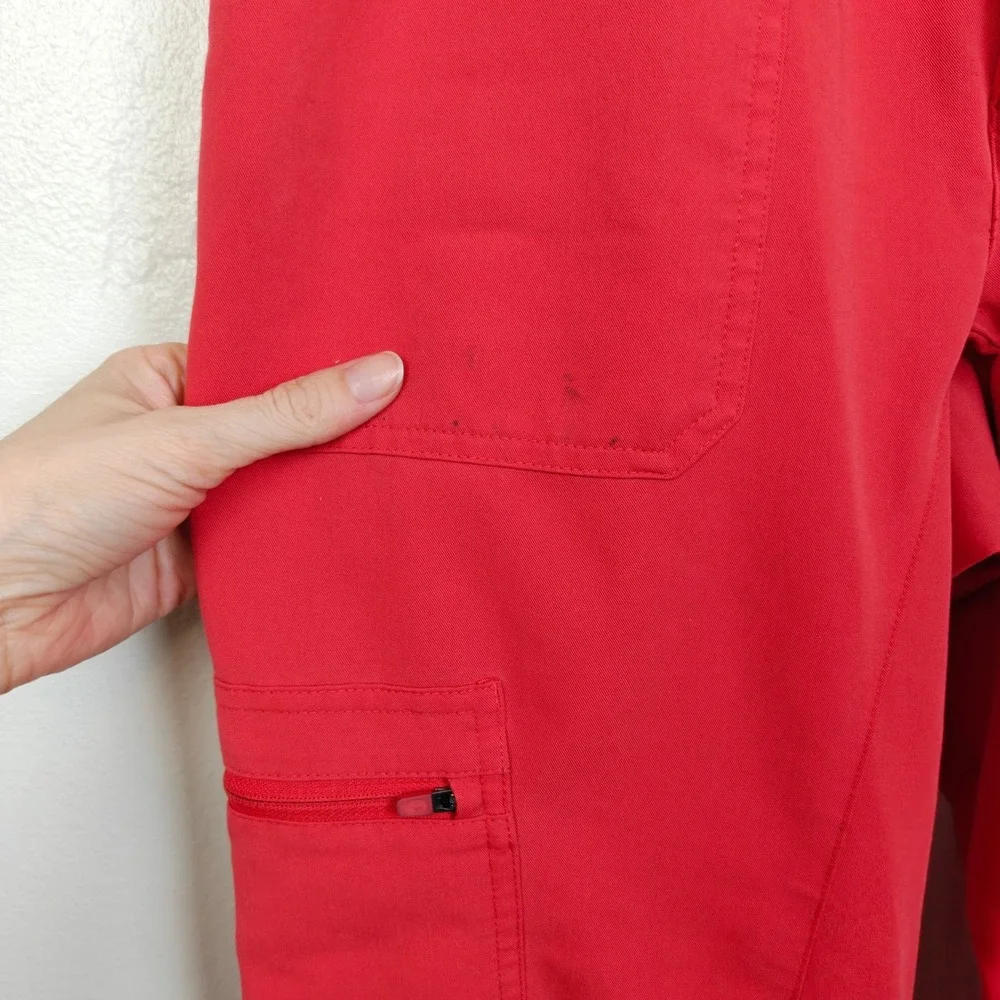 Figs Mens Tansen‎ Technical Collection Scrub Pants Small Red Rainbow Pride